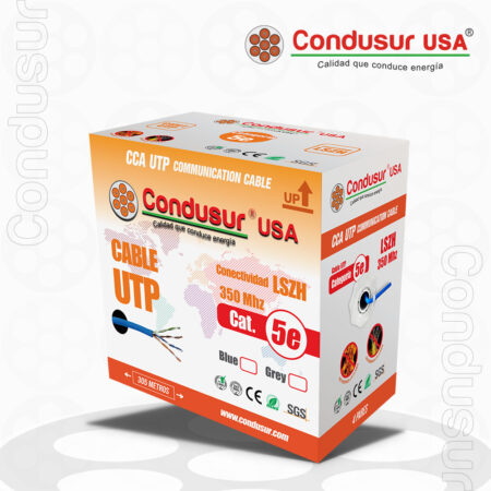 CABLE UTP CAT.5E CCA - AZUL