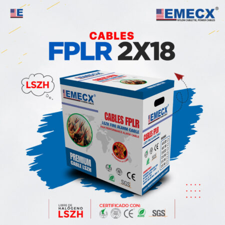 CABLE FPLR 2X18AWG LSZH - EMECX