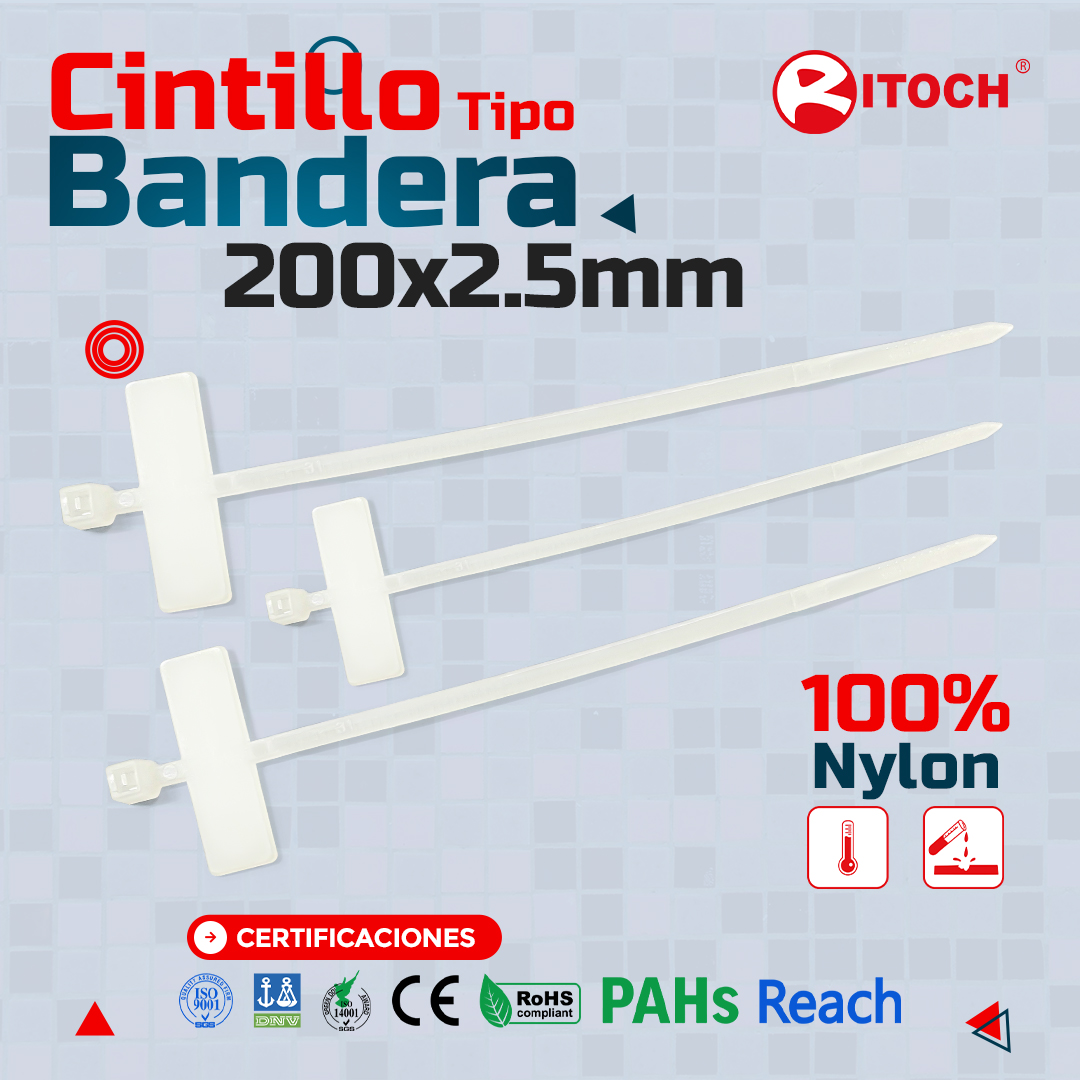 CINTILLO BANDERIN 200X2.5MM - INTERIOR