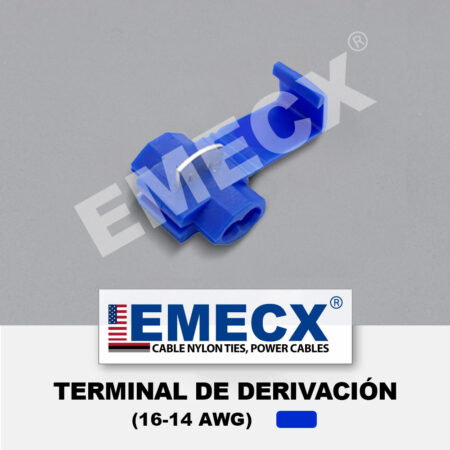 TERMINAL DE DERIVACION 16-14 AWG - AZUL
