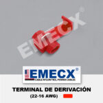 TERMINAL DE DERIVACION 22-16 AWG - ROJO