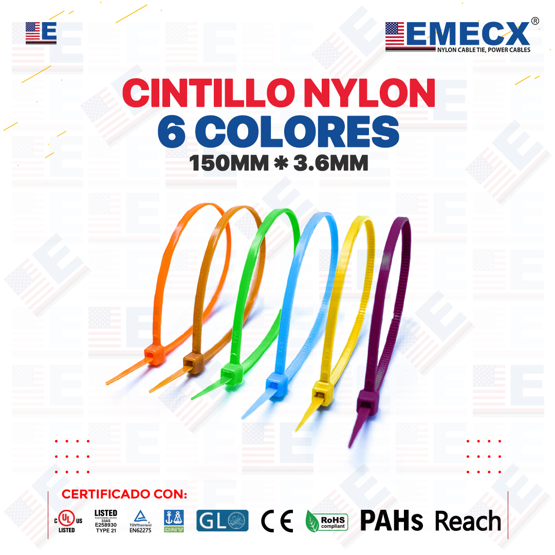 CINTILLO 150X3.6MM 6 COLORES
