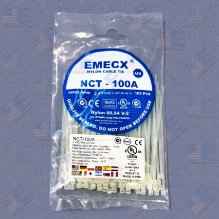 CINTILLO BLANCO 100X2.5MM - NYLON UV