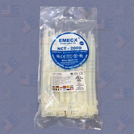 CINTILLO BLANCO 200X7.6MM - NYLON UV