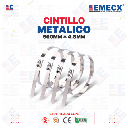 CINTILLO METALICO 500X4.8MM - 304SS