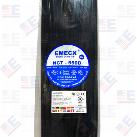 CINTILLO NEGRO 550X7.6MM - NYLON UV