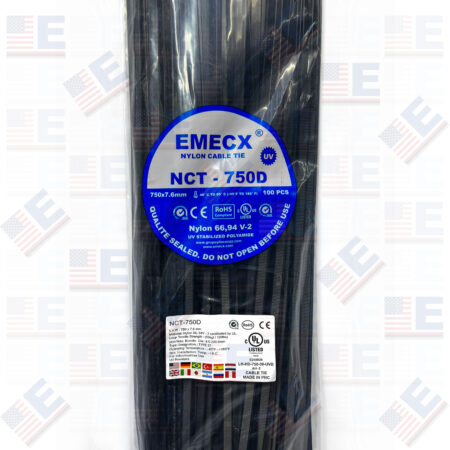 CINTILLO NEGRO 750X7.6MM - NYLON UV